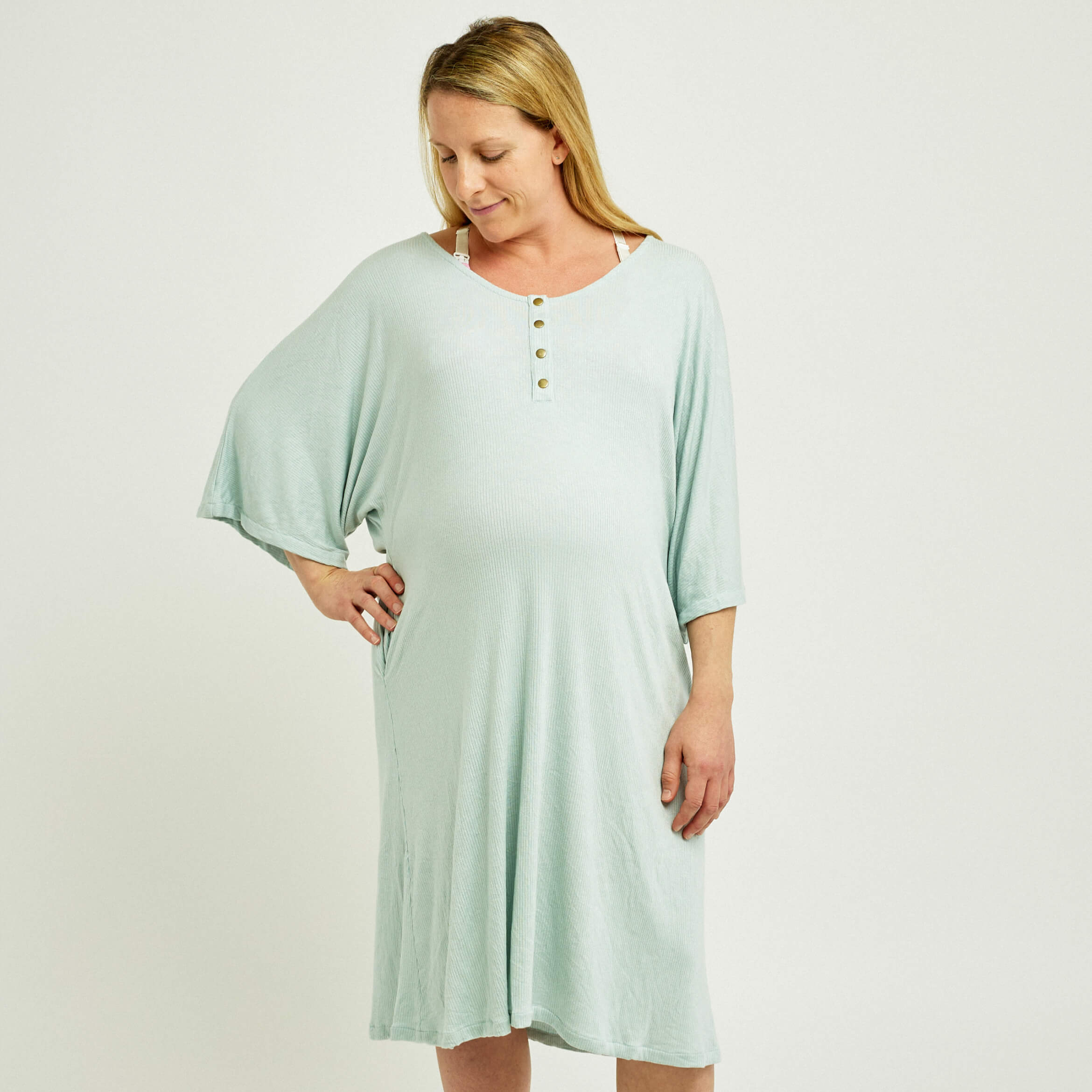 The House Dress | Pregnancy & Postpartum Dress | Meggie Mint | BoMaternity The House Dress | Pregnancy & Postpartum Dress | Meggie Mint | BoMaternity
