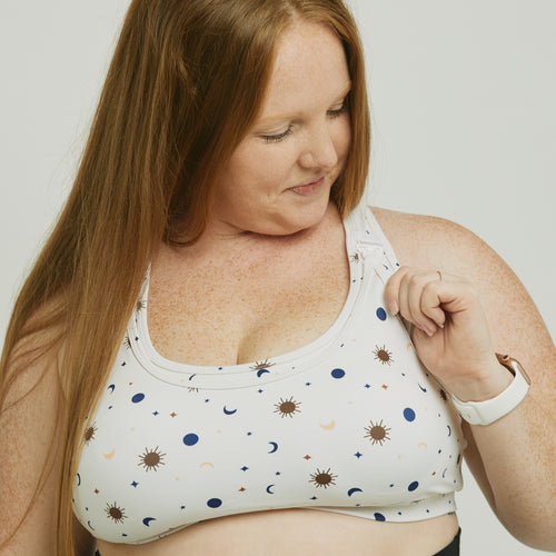 The Double Latte Nursing Bra, High-Support Nursing Sports Bra, All My  Suns and Moons